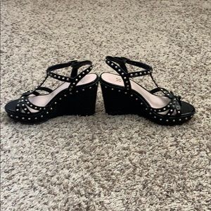 Vince Camuto Studded wedge sandals